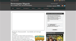Desktop Screenshot of browsergame-magazin.de