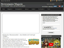 Tablet Screenshot of browsergame-magazin.de